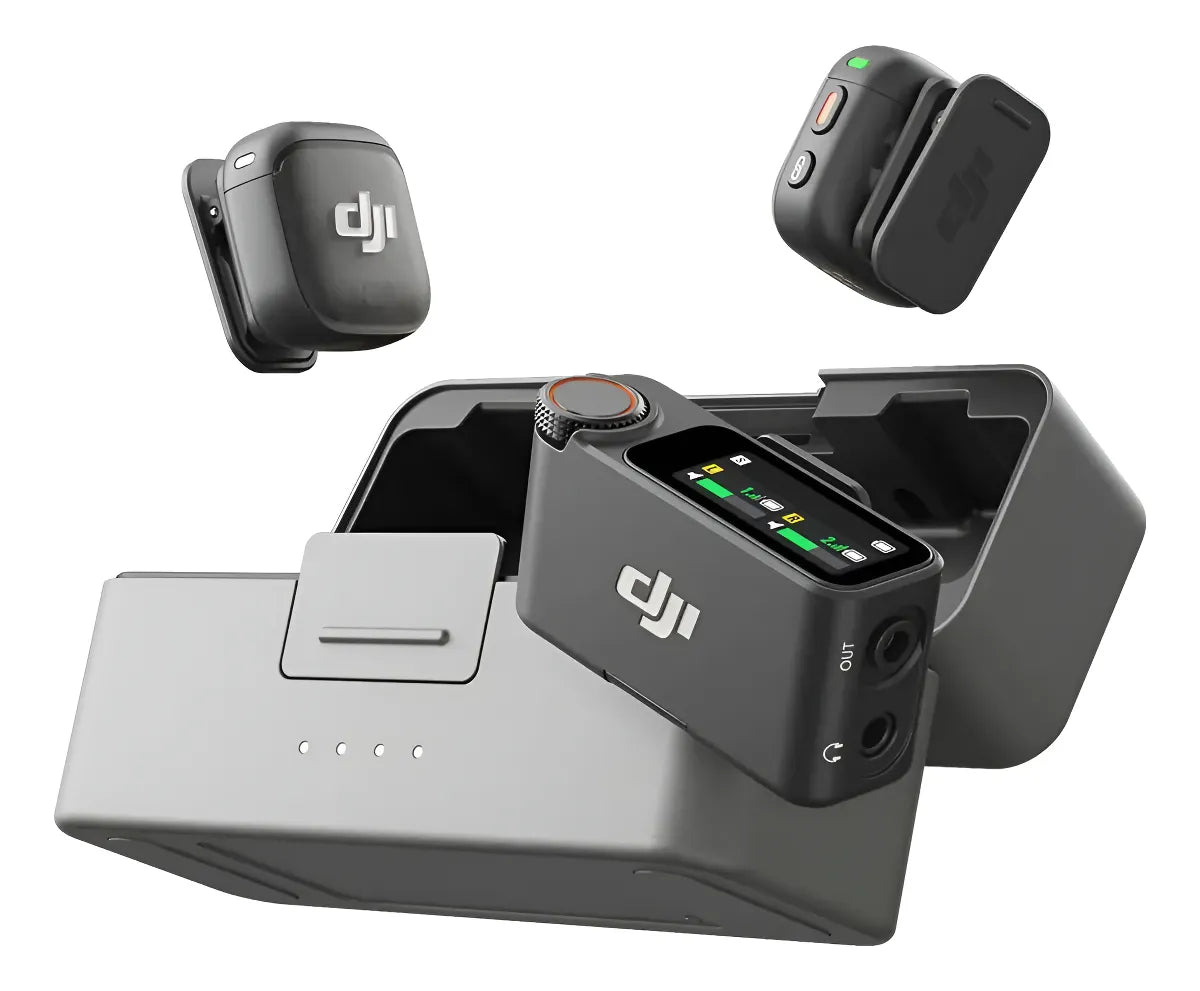 Microfone Dji Mic 3 (2 mic + 1 recp + 1 case)