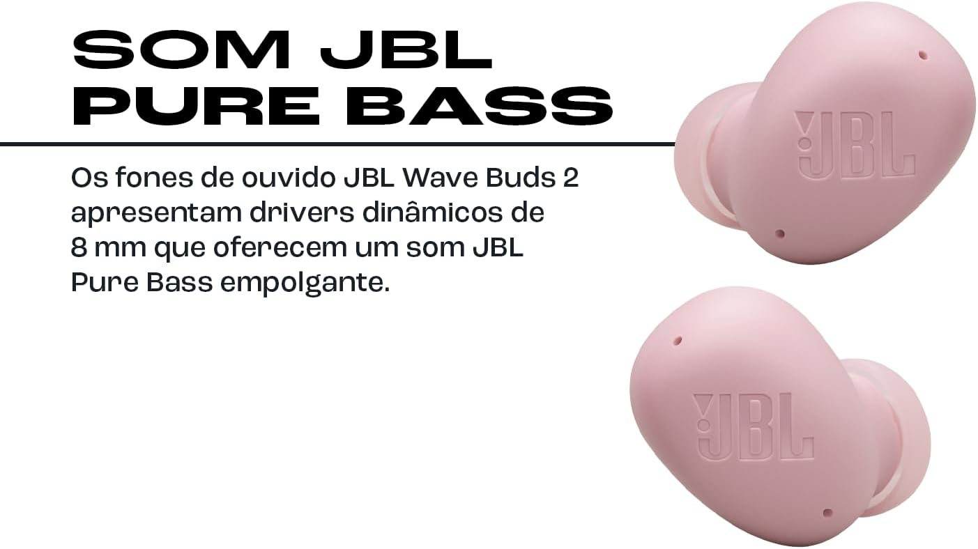 Fone de Ouvido Bluetooth JBL Wave Buds 2