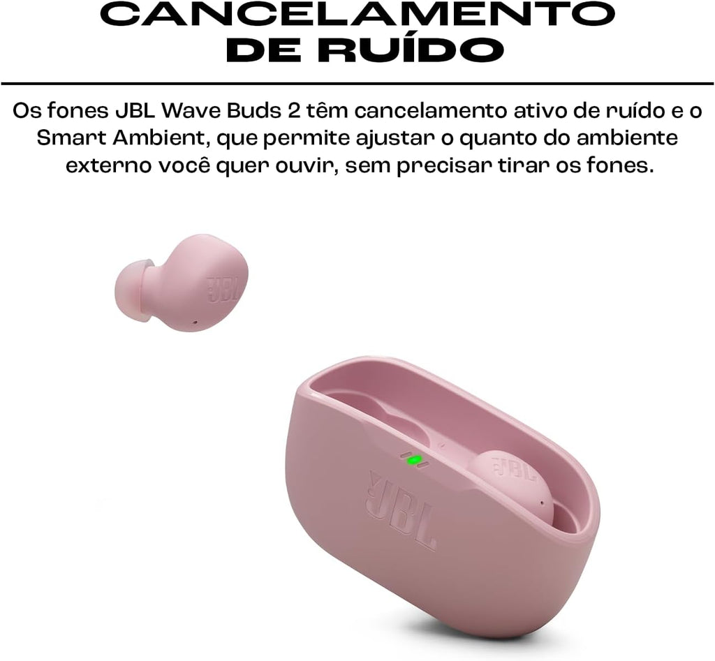 Fone de Ouvido Bluetooth JBL Wave Buds 2