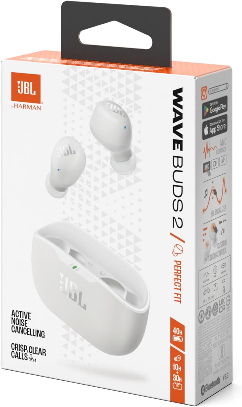 Fone de Ouvido Bluetooth JBL Wave Buds 2