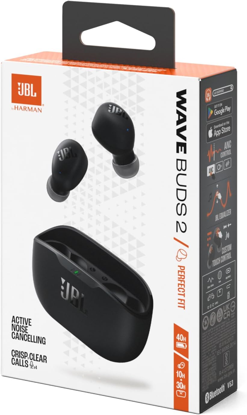 Fone de Ouvido Bluetooth JBL Wave Buds 2