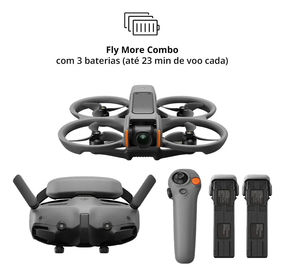 Drone Dji Avata 2 fly more combo (3 baterias)
