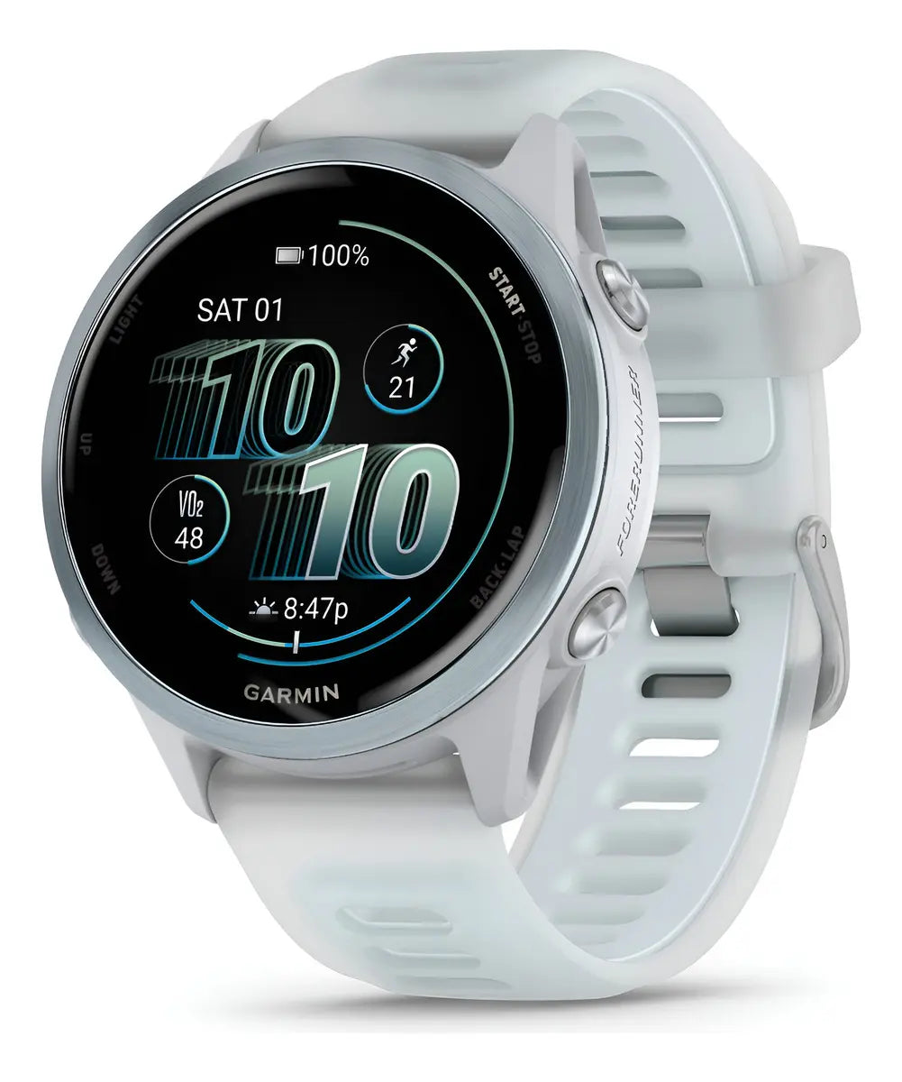 Relógio Smartwatch Garmin Forerunner 570 (47mm) - Prata