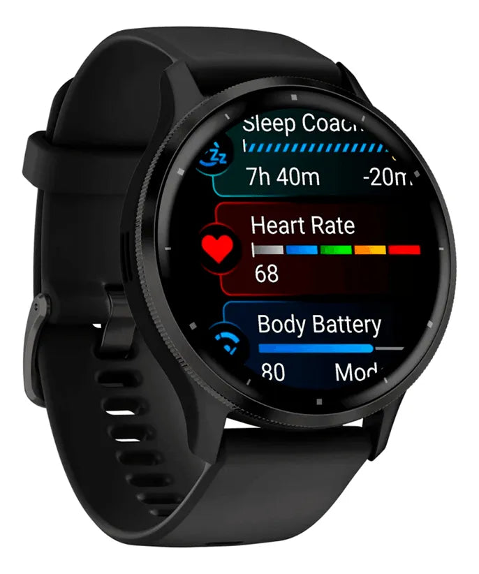 Relógio Smartwatch Garmin Venu 3 (45mm) - Preto
